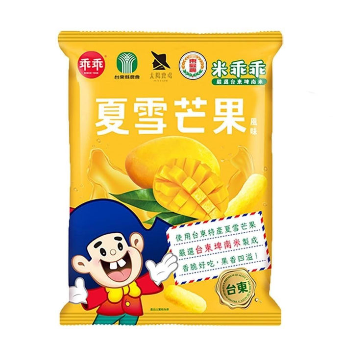 米乖乖 夏雪マンゴー味｜台湾マンゴーライススナック